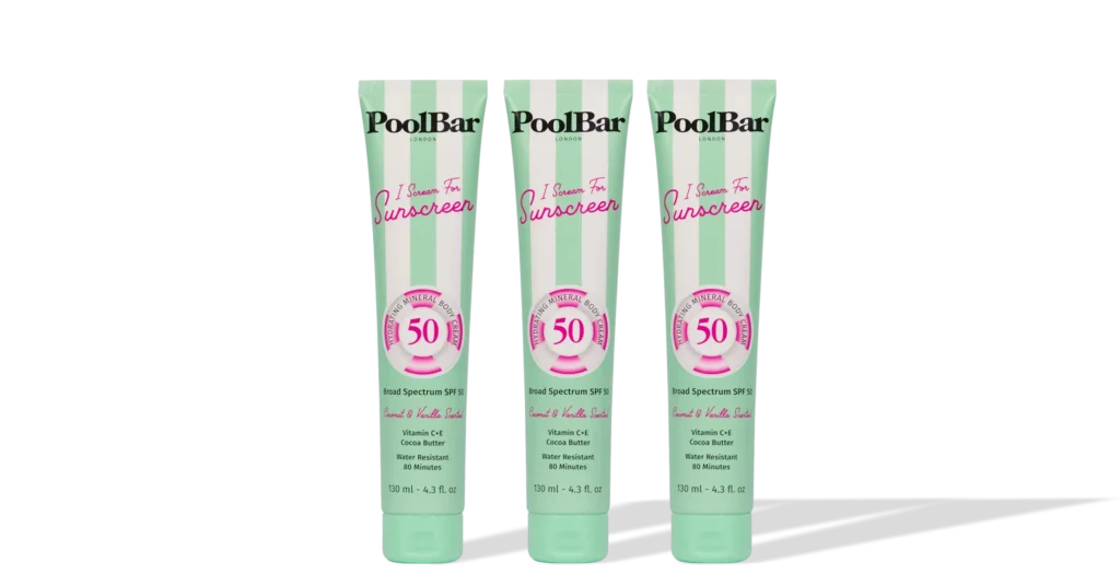 iscreamforsuncream spf50 x3